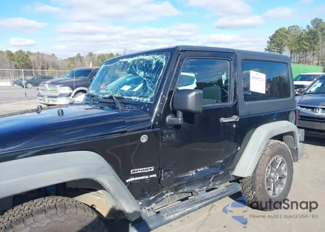 2012 Jeep Wrangler Sport z USA, uszkodzony, nr VIN 1C4AJWAG7CL208816